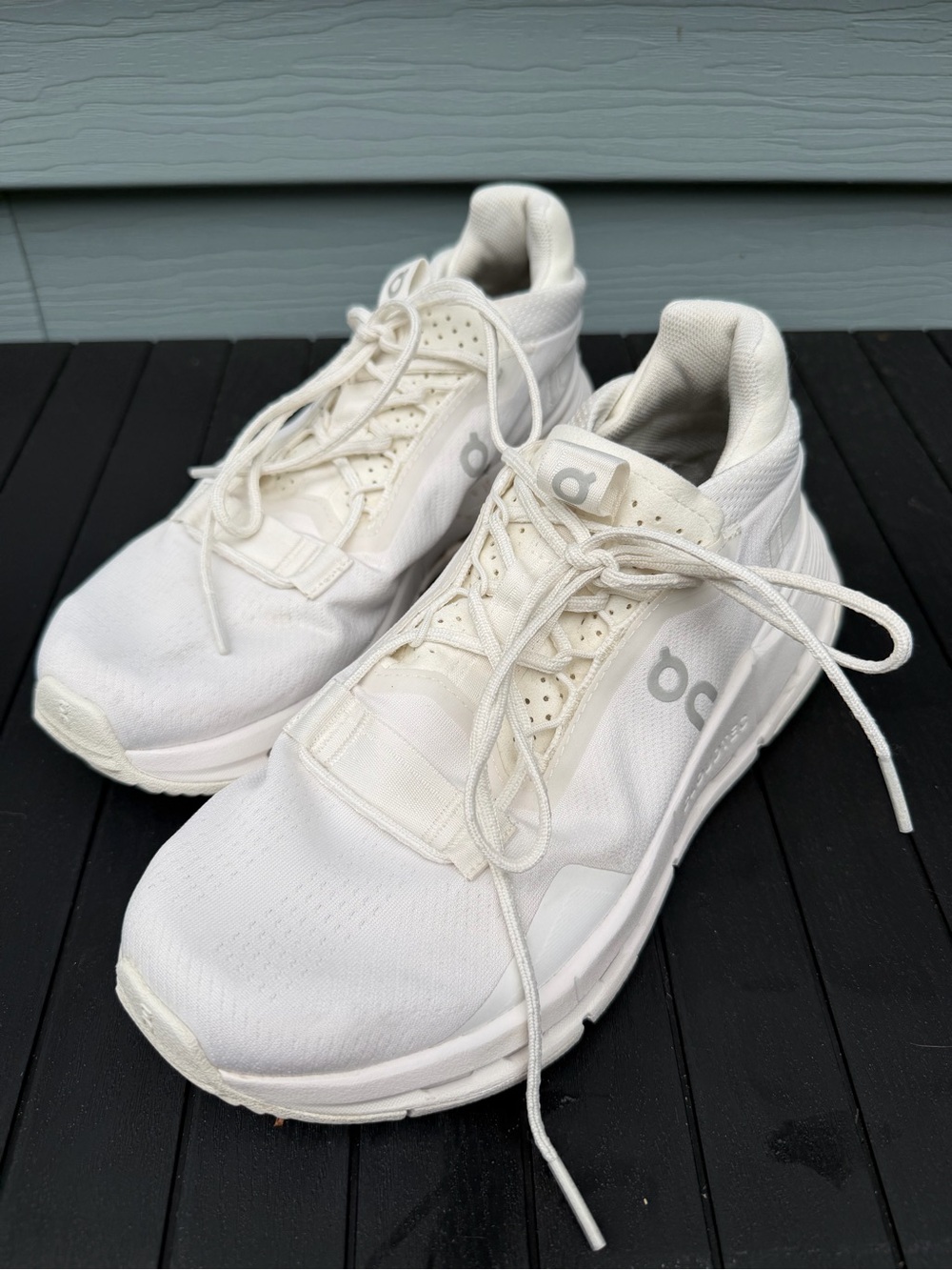 Women's On Cloudnova 2, All White, Sz 6.5 Running Gym Workout